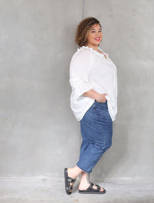 Sophia Blouse - French Vanilla