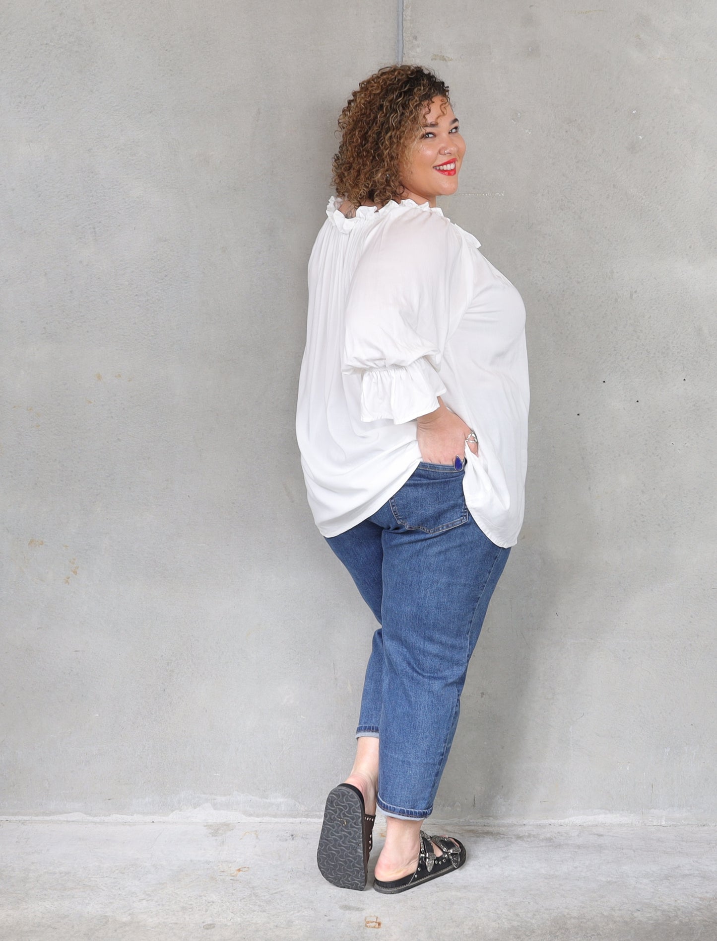 Sophia Blouse - French Vanilla
