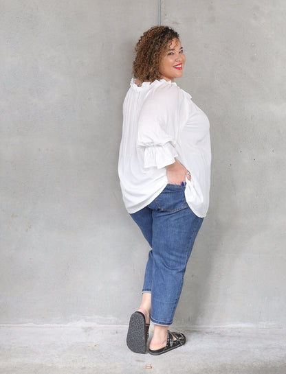 Sophia Blouse - French Vanilla