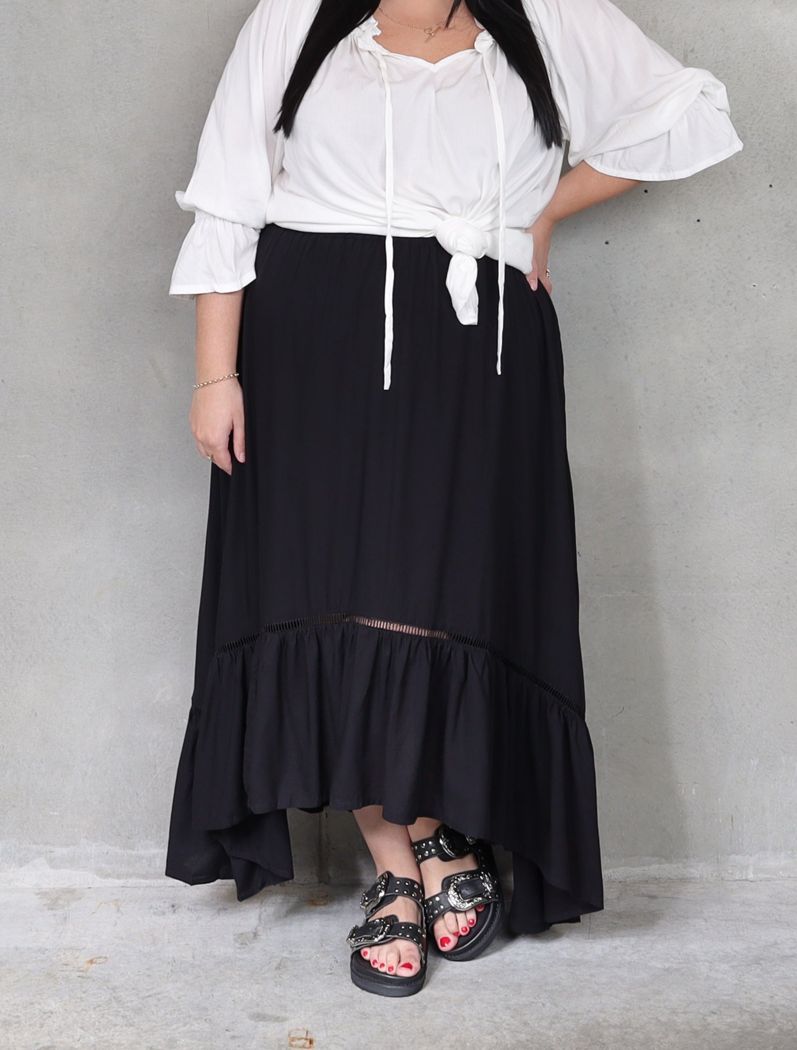 Gypsy Skirt - Black - Isla-Maree