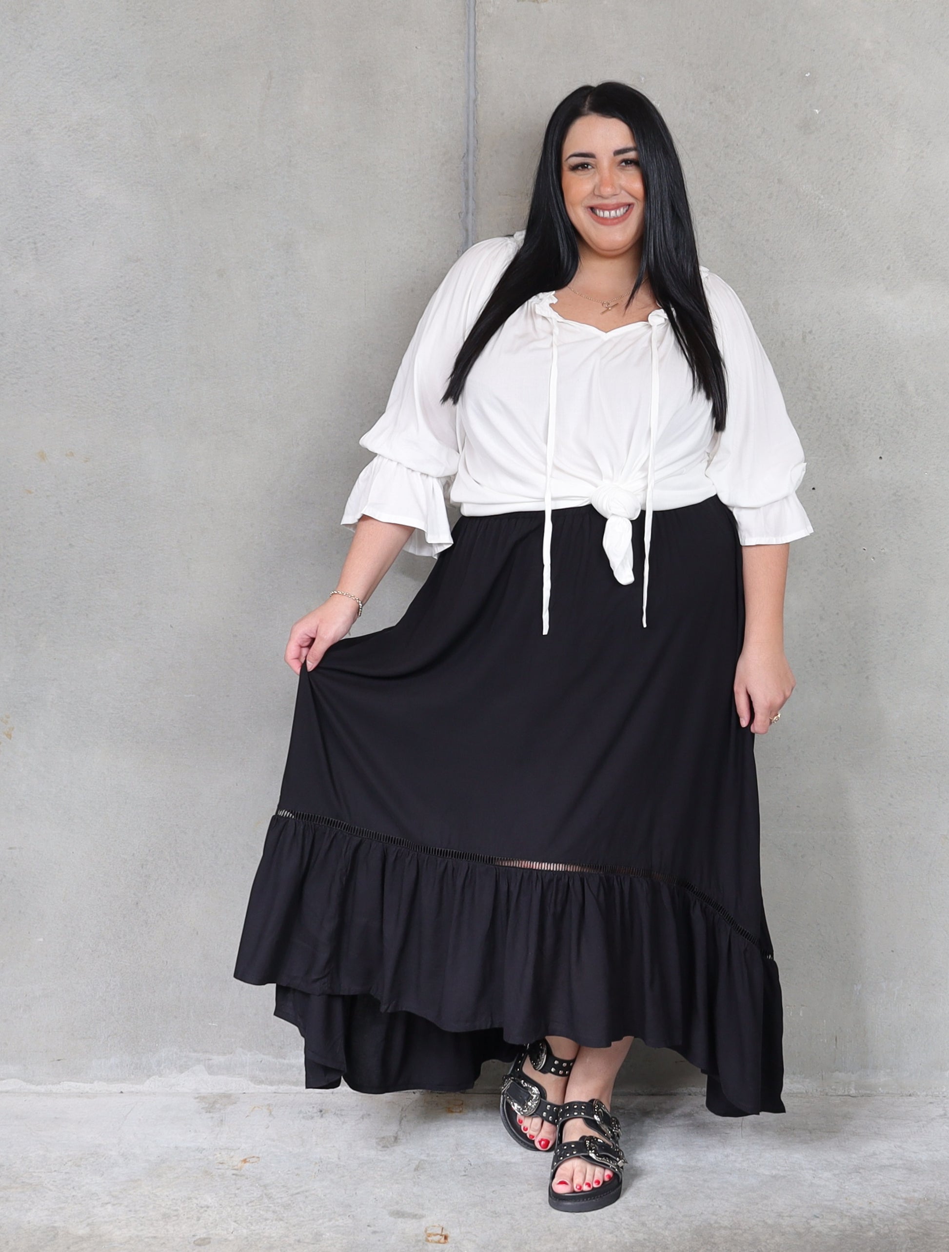 Gypsy Skirt - Black - Isla-Maree