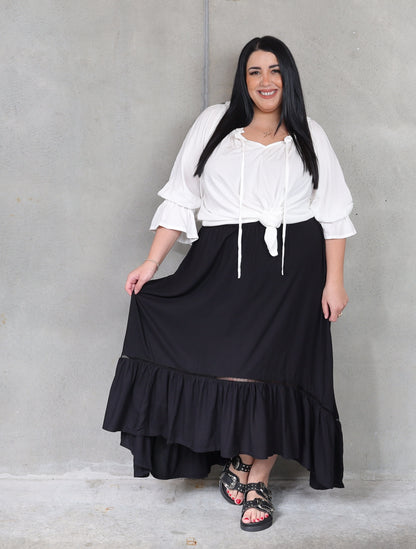 Gypsy Skirt - Black - Isla-Maree
