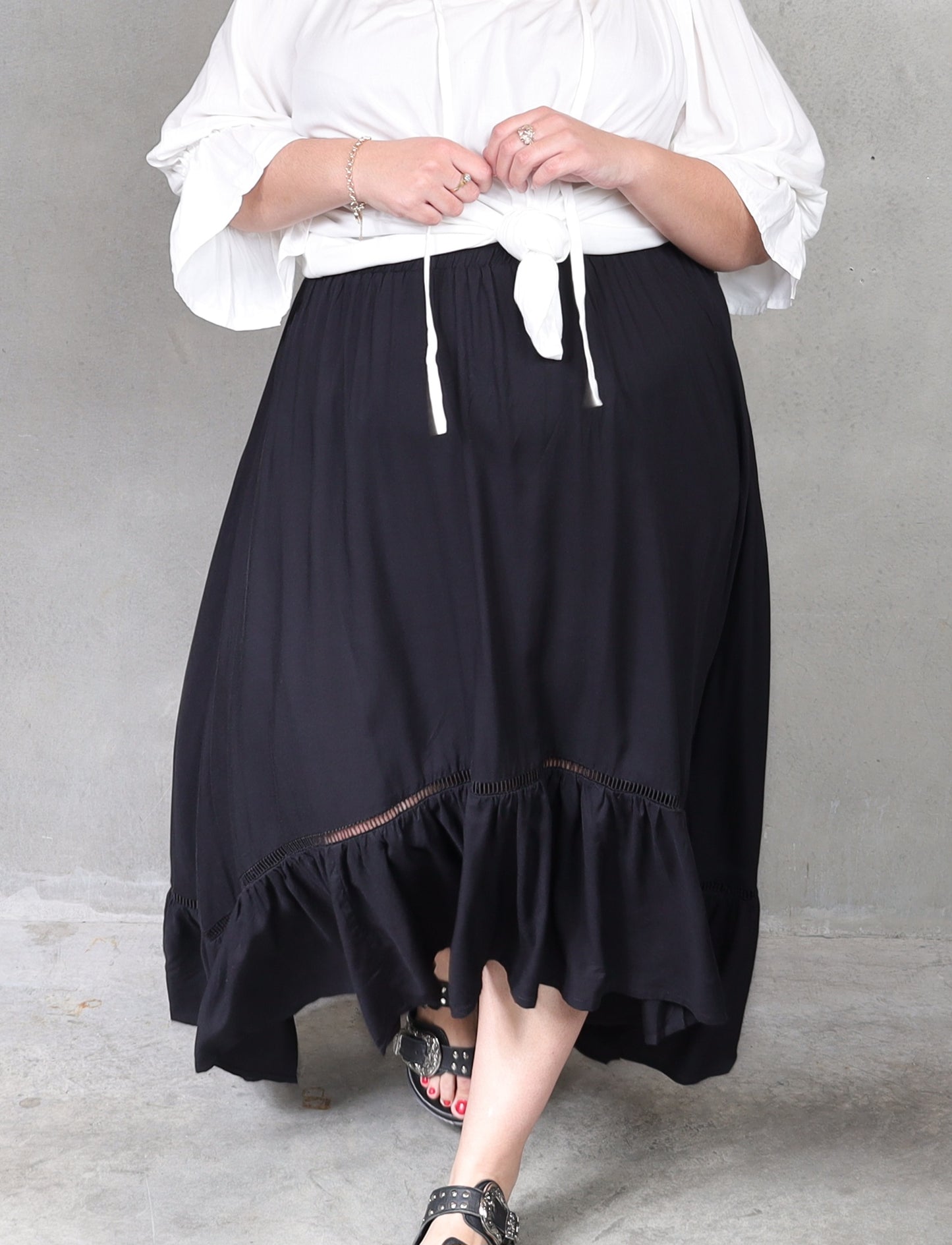 Gypsy Skirt - Black - Isla-Maree