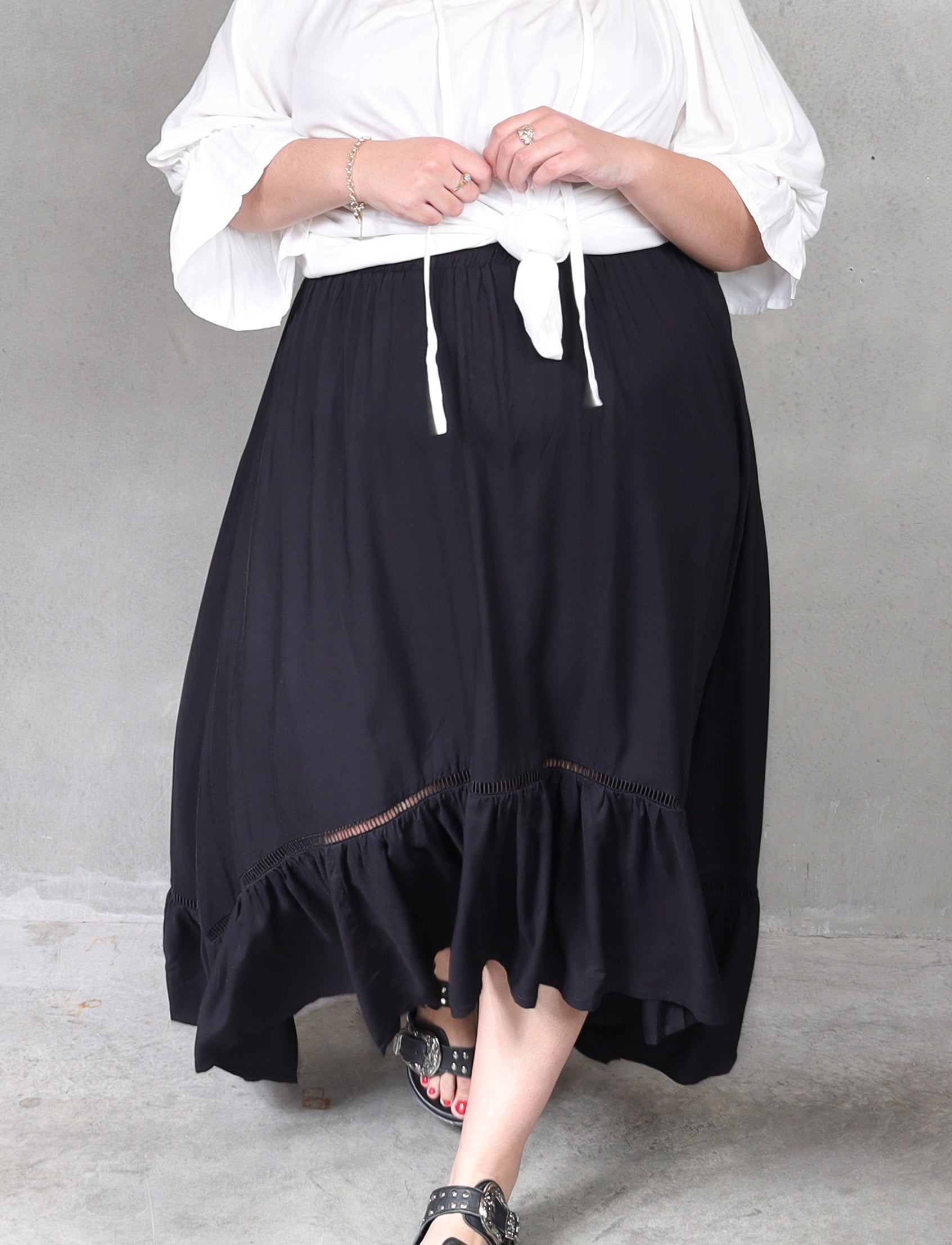 Gypsy Skirt - Black - Isla-Maree