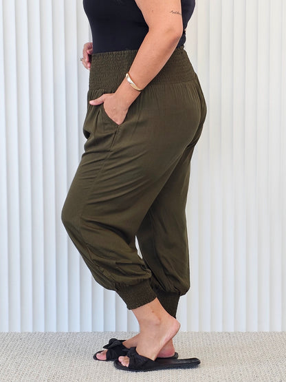 Marrakesh Harem Pant - Army