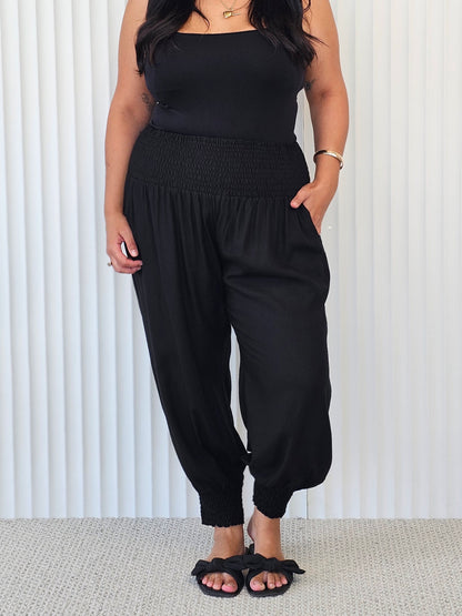 Marrakesh Harem Pant - Black - Isla-Maree