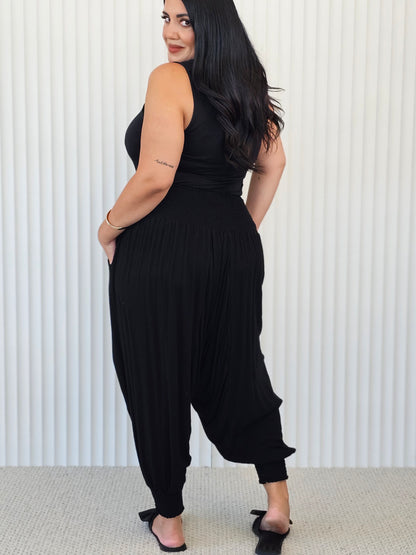 Morocco Pants - Black Crinkle