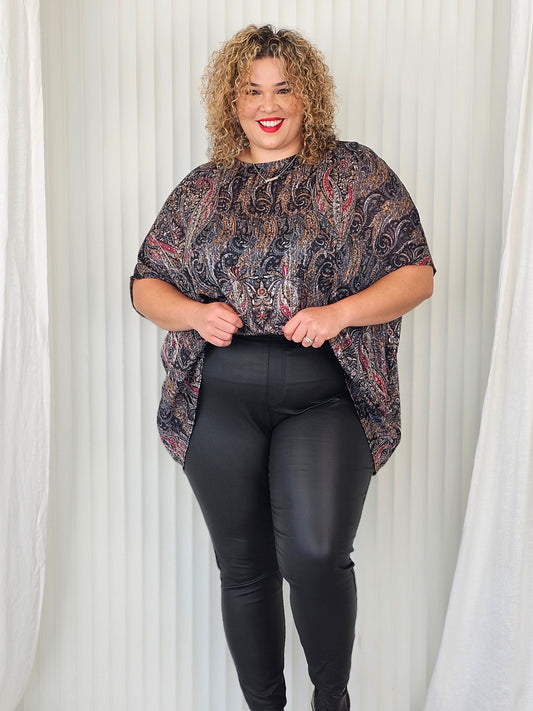 Bliss Easy Jeans - Wet Look
