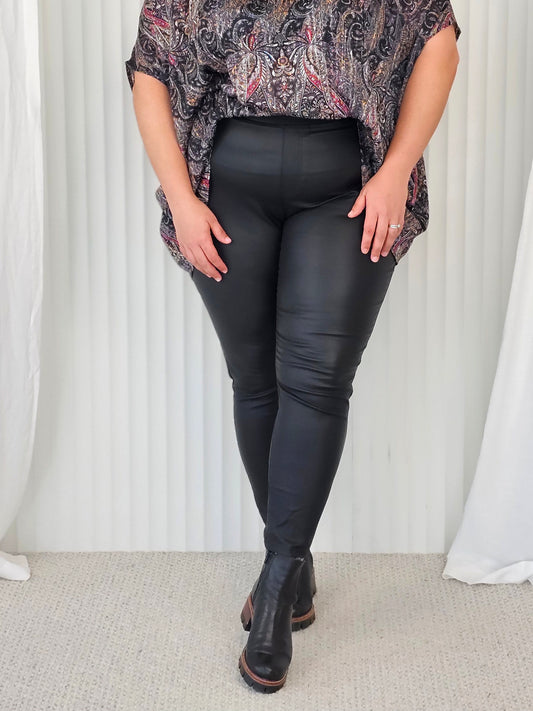 Bliss Easy Jeans - Wet Look