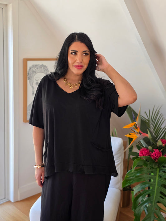 Slouch Tee - Black