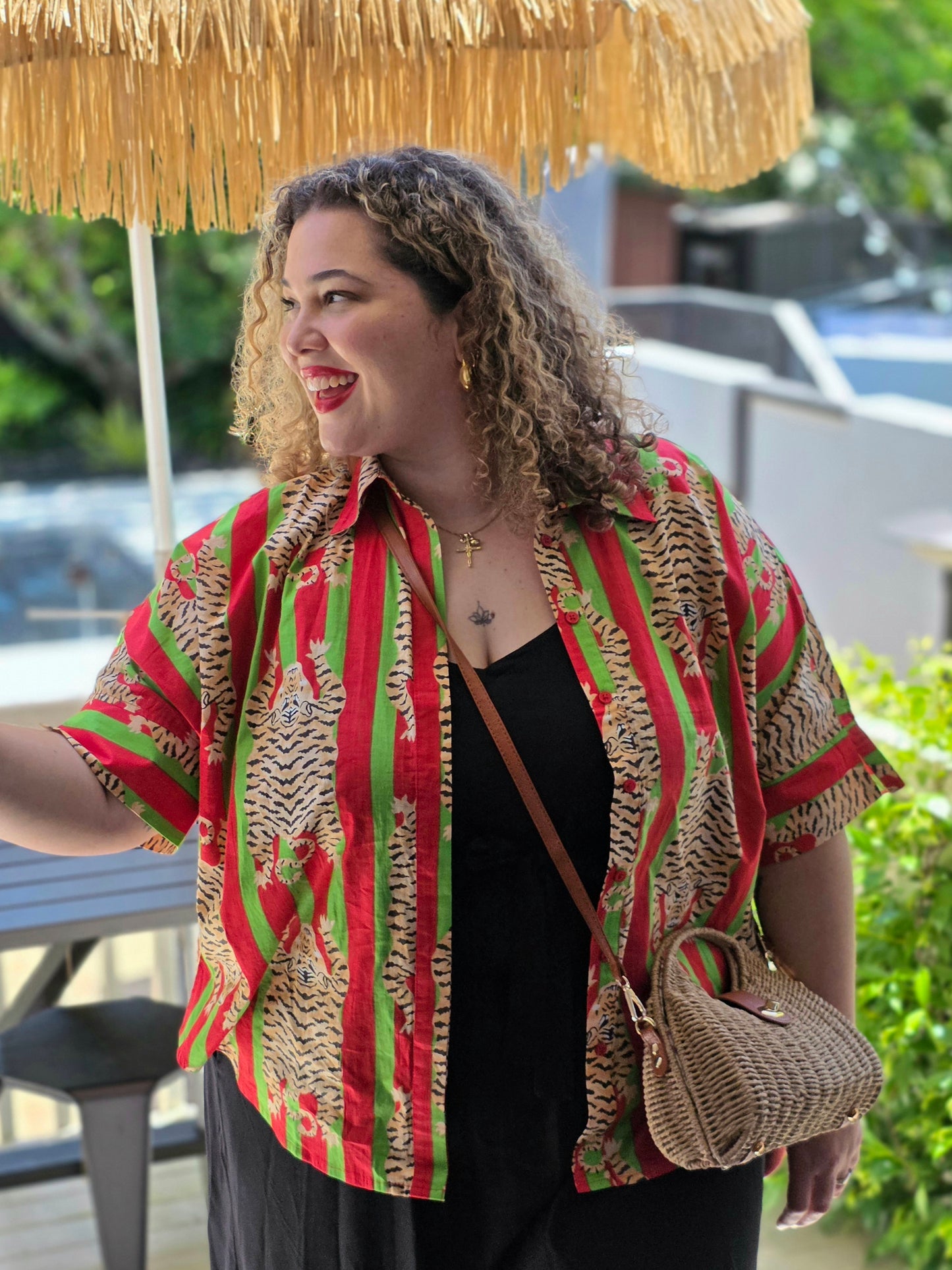 St Tropez Shirt - Luxe Tibetan Tiger