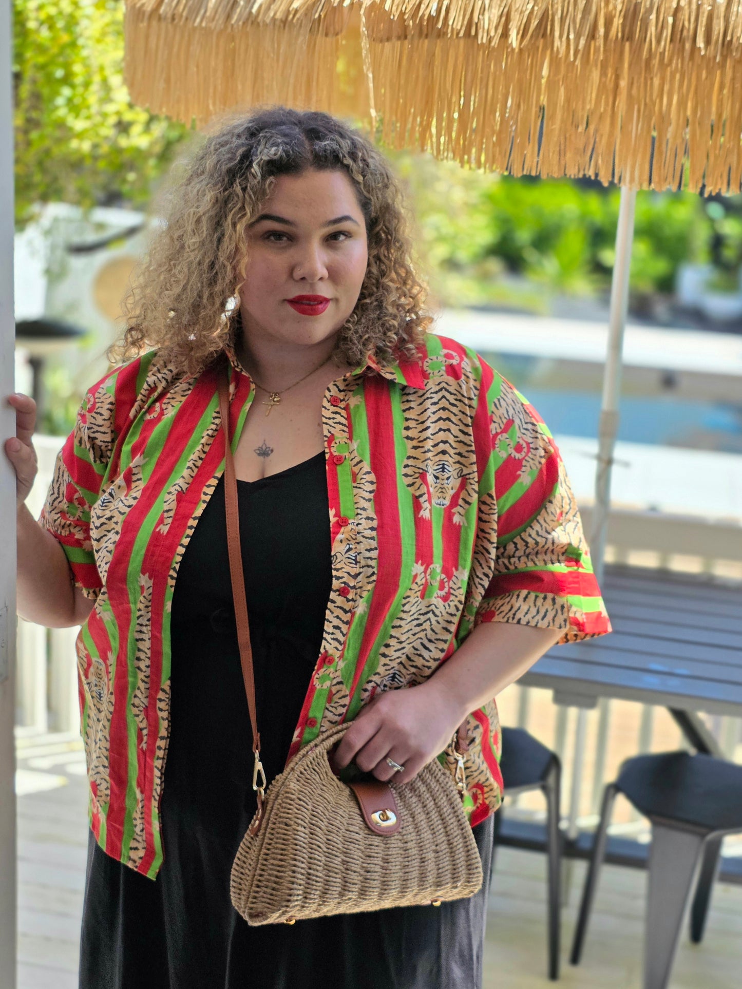 St Tropez Shirt - Luxe Tibetan Tiger