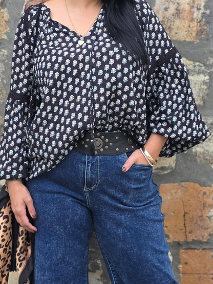 Sara Blouse - Winter Floral - Isla-Maree