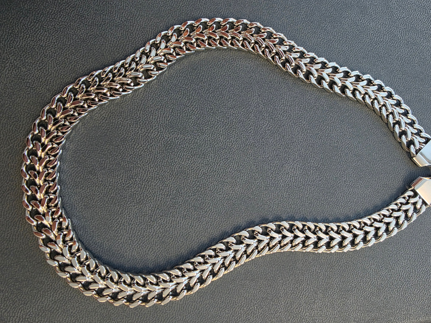Curb Necklace - Silver