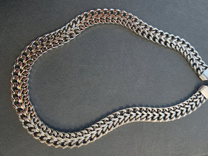 Curb Necklace - Silver