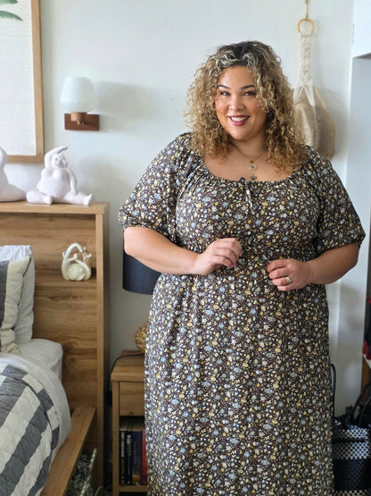 Tabitha Dress - Chocolate Meadow