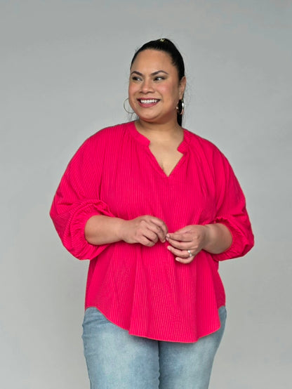 Artist Shirt - Raspberry