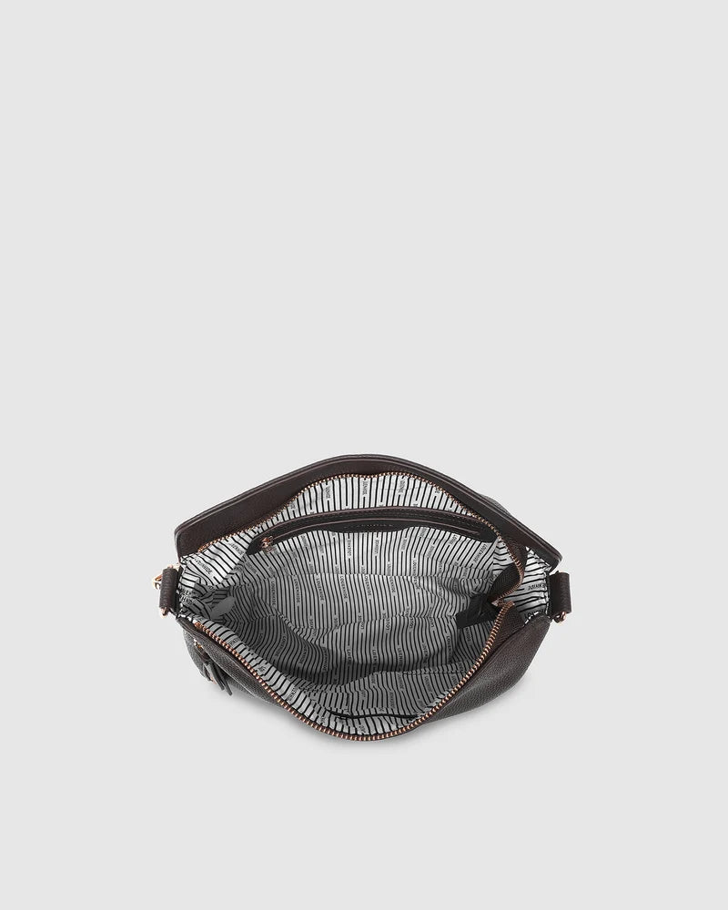 Louenhide Nadia Shoulder Bag - Chocolate - Isla-Maree