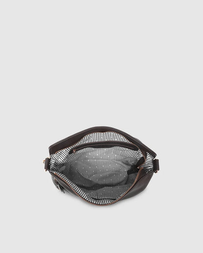 Louenhide Nadia Shoulder Bag - Chocolate - Isla-Maree