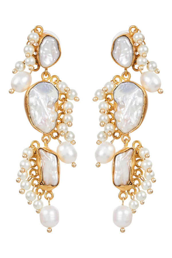 eb&ive Awaken Earring - Pearl Drop
