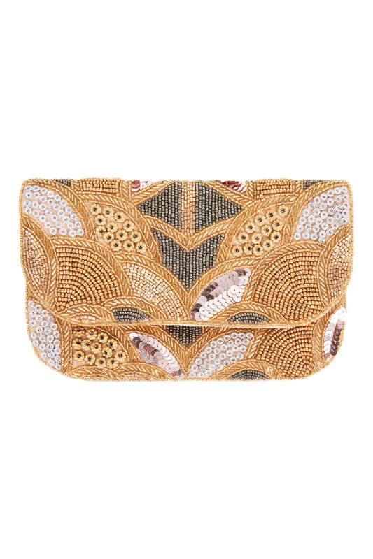 eb&ive Elysian Clutch - Tan