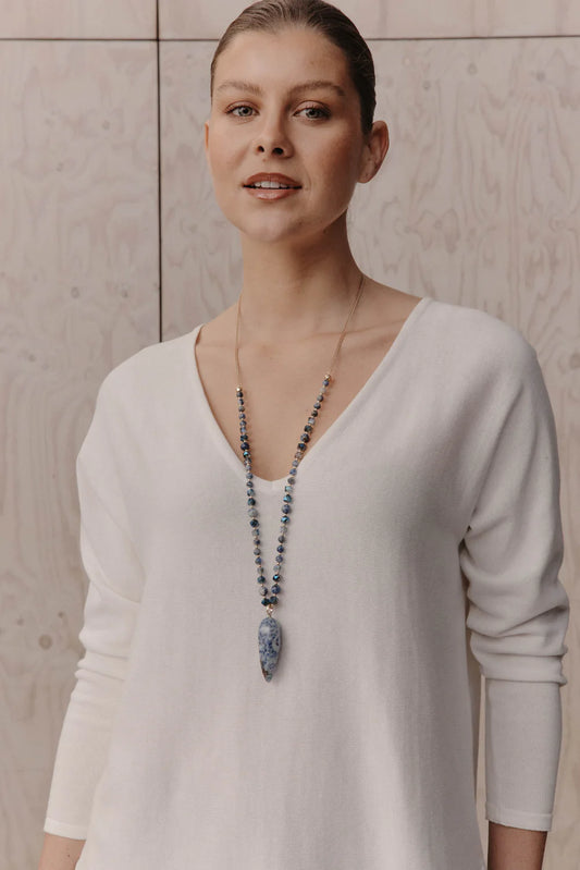 eb&ive Argo Necklace - Agate