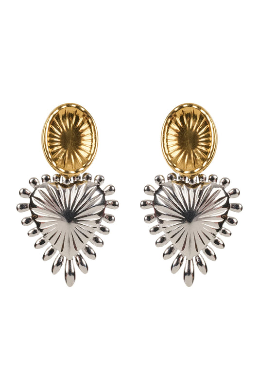 Francia Earring - Heart Mix