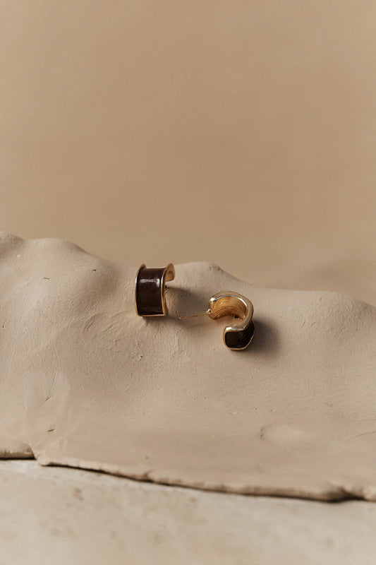 eb&ive Amira Earring Mahogany - Isla-Maree