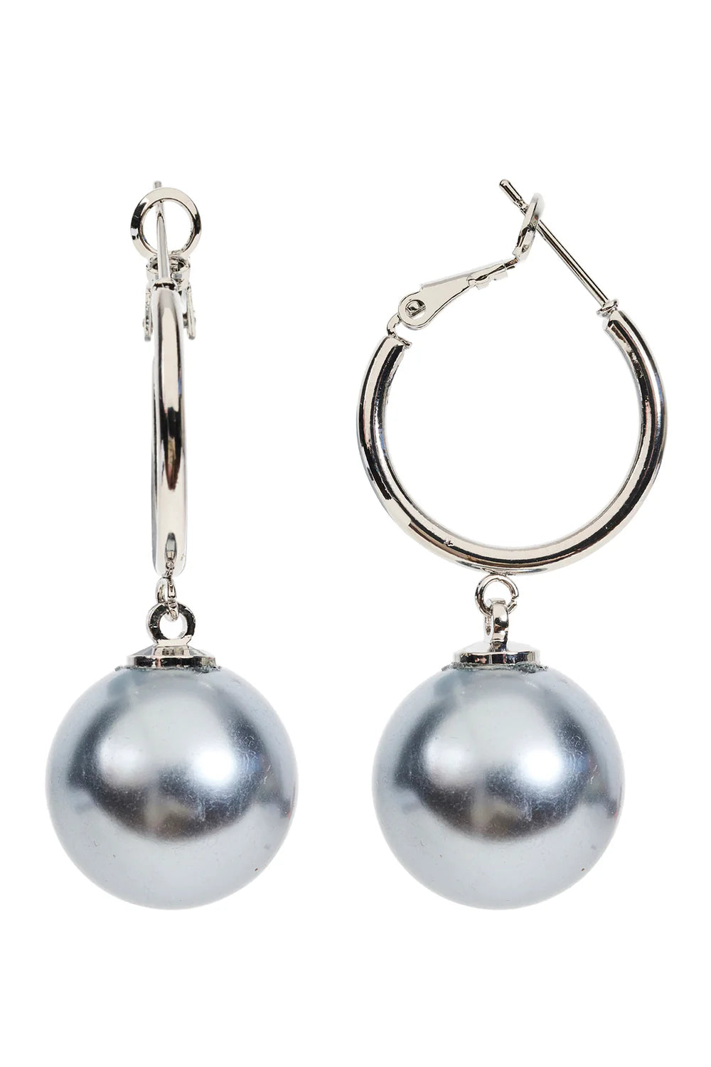 eb&ive Rumi Earring Silver Pearl - Isla-Maree
