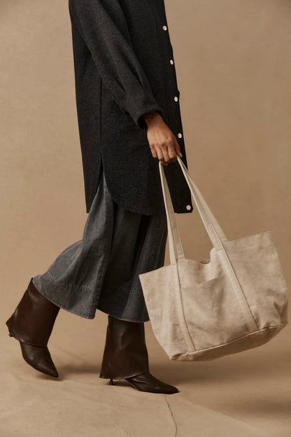 eb&ive Sable Tote - Stone - Isla-Maree