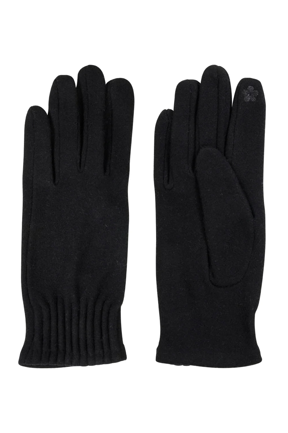 eb&ive Berber Rib Glove - Black - Isla-Maree