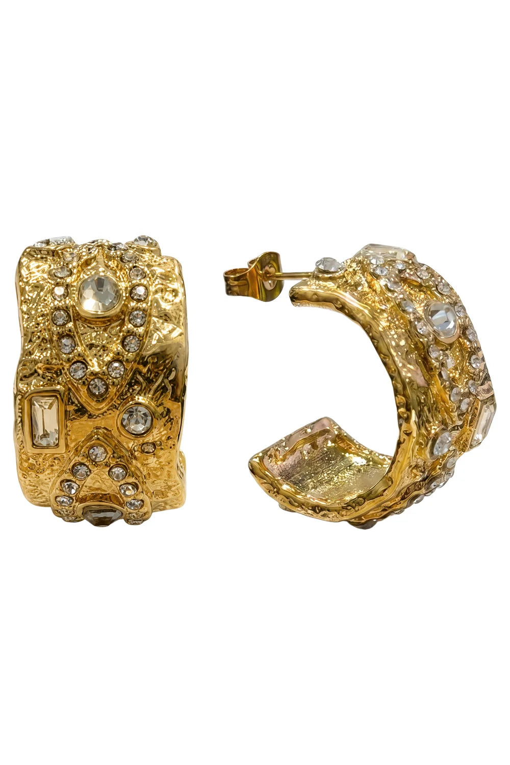 eb&ive Solara Earring - Gold Zirco