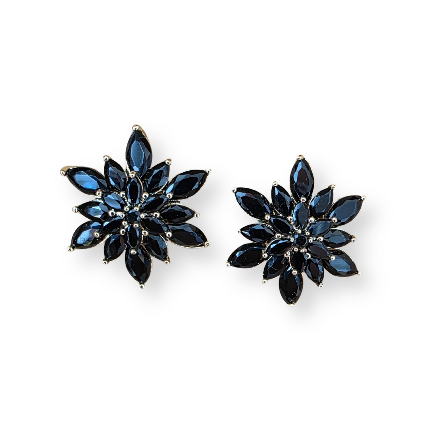 Midnight Flower Earring