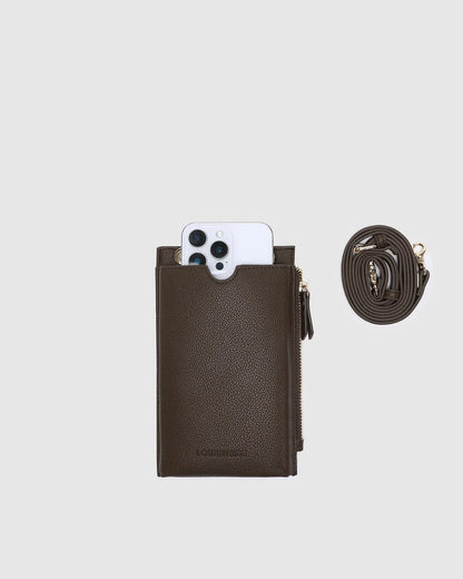 Louenhide Suki Phone Bag - Chocolate - Isla-Maree