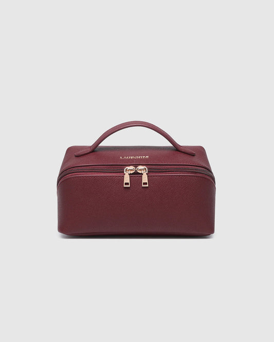 Louenhide Ellis Makeup Bag - Burgundy