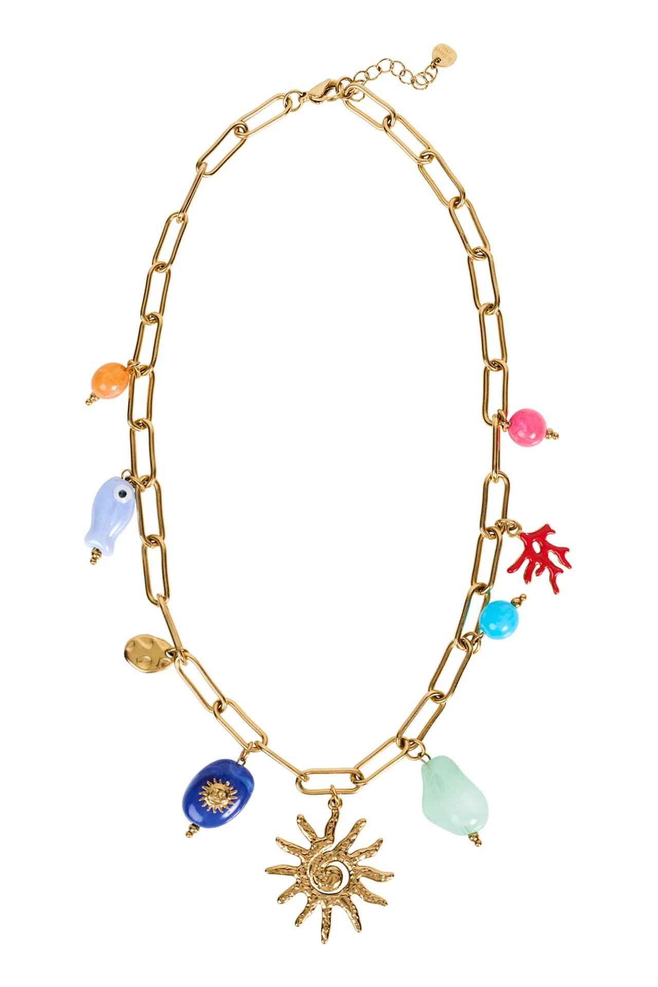 Paraty Charm Necklace - Rainbow