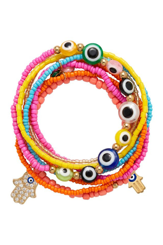 Mati Bracelet Set - Pinks - Isla-Maree