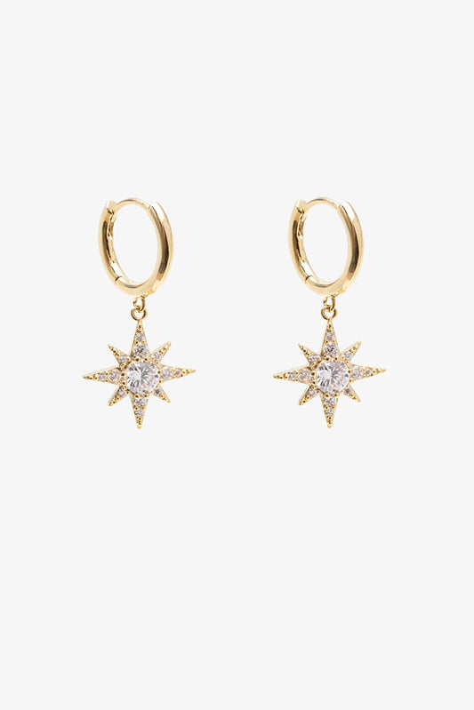 Antler Starlight Huggie - Gold - Isla-Maree