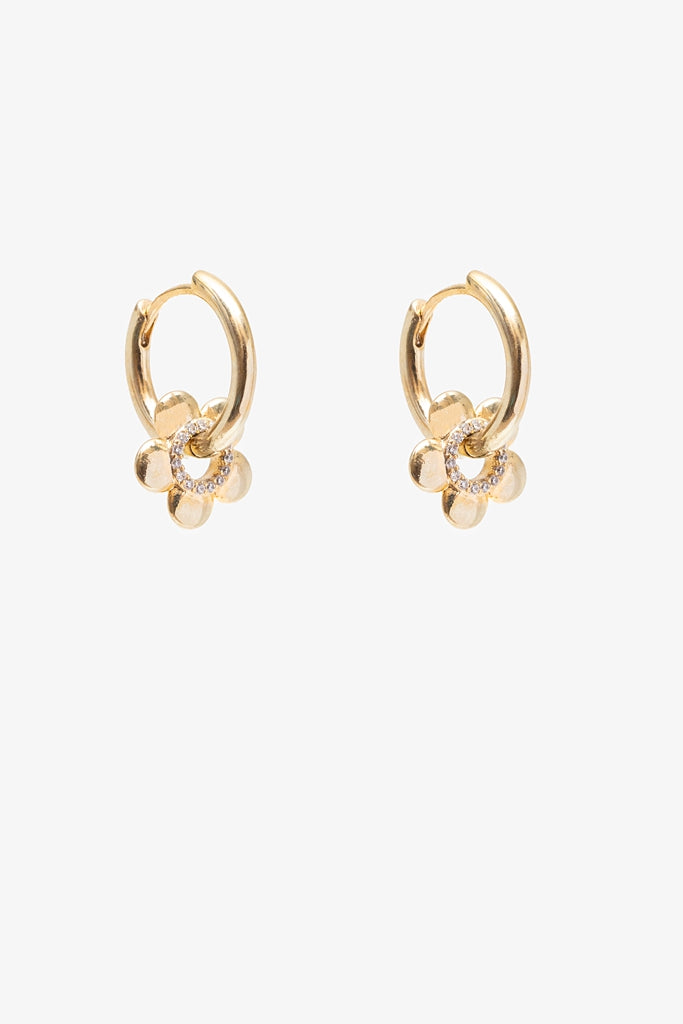 Antler Daisy Huggie - Gold