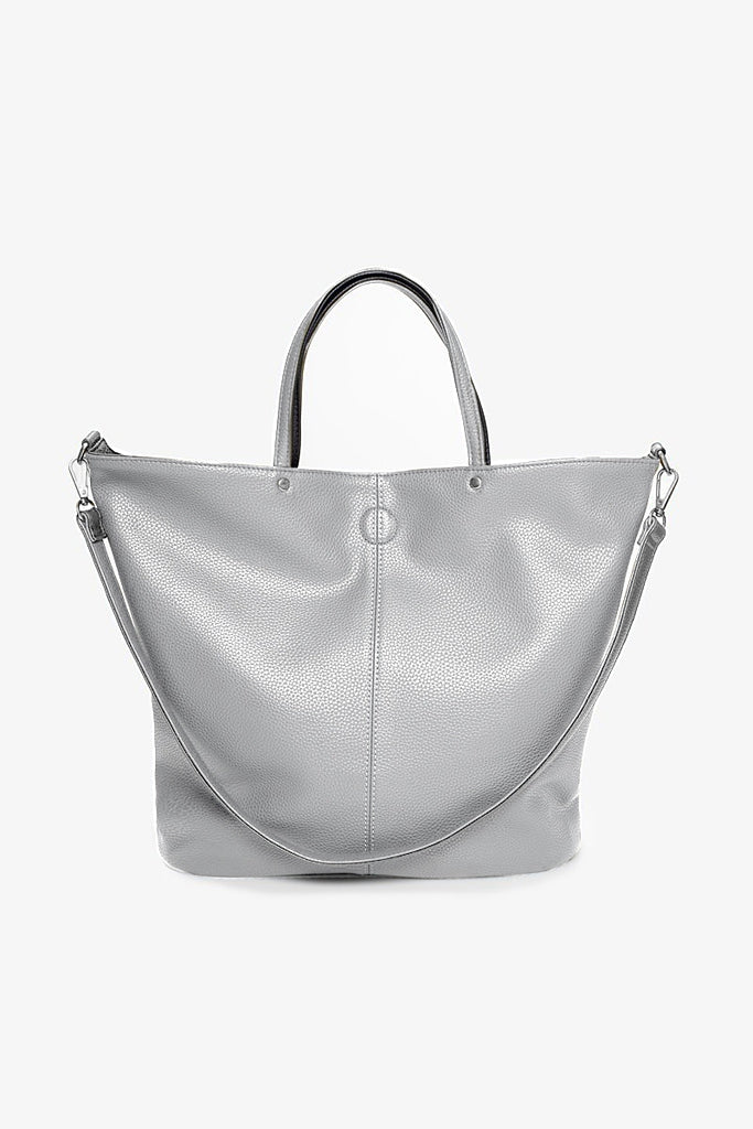 Hartley Reversible Tote - Black and Silver - Isla-Maree