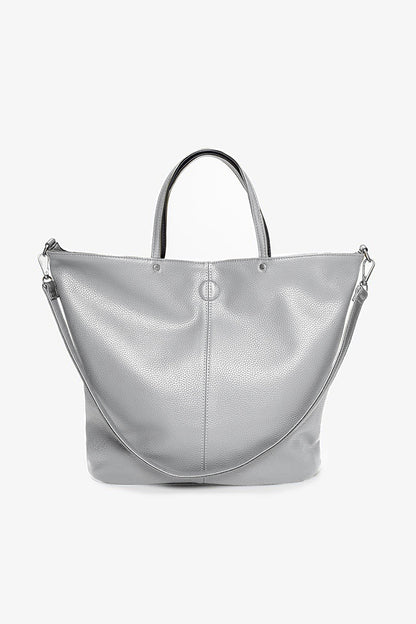 Hartley Reversible Tote - Black and Silver - Isla-Maree