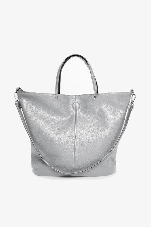 Hartley Reversible Tote - Black and Silver