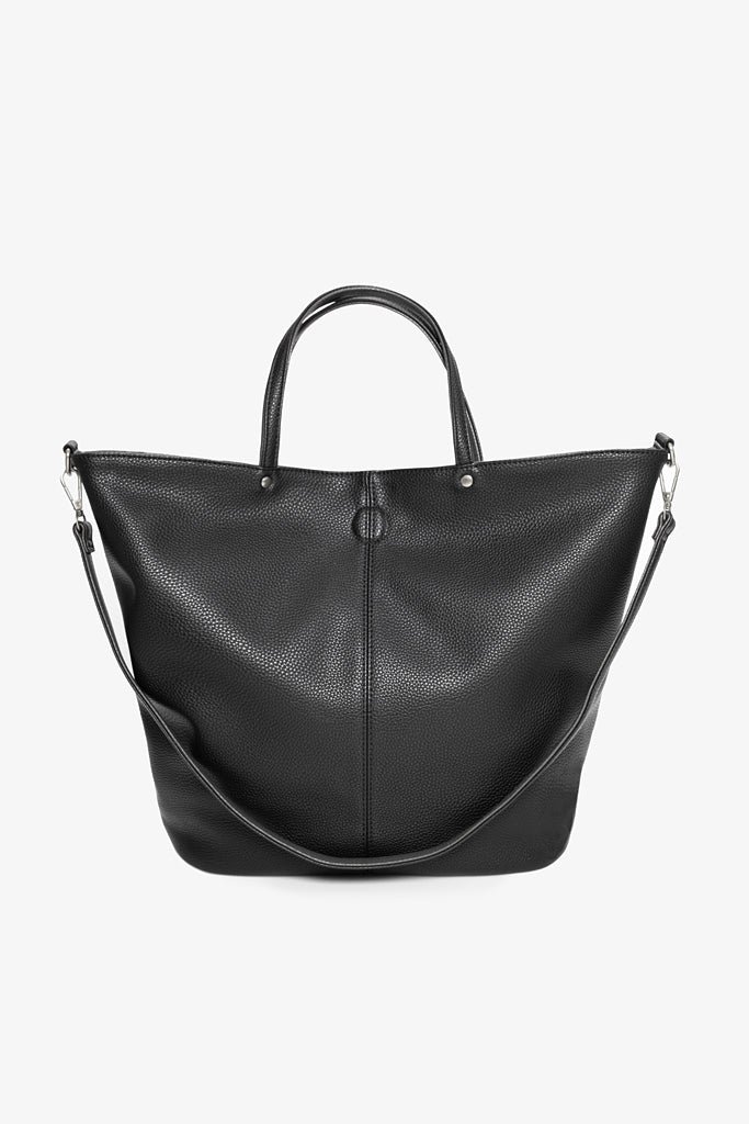 Hartley Reversible Tote - Black and Silver - Isla-Maree