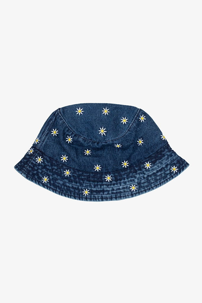 Denim Bucket Hat- Daisy