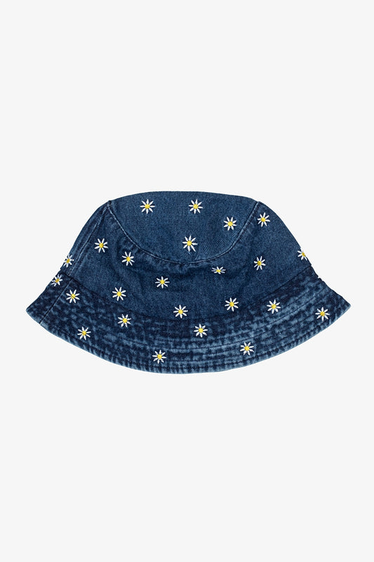 Denim Bucket Hat- Daisy