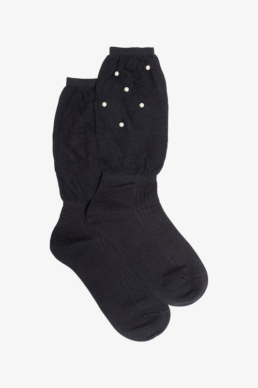 Antler Black Pearl Sock