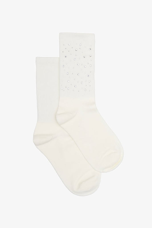 Rhinestone Sock