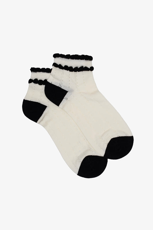 Tuxedo Frill Socks