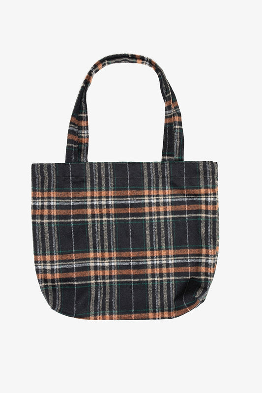 Alfie Plaid Tote