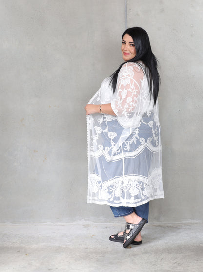 Bella Donna Kimono - Ivory